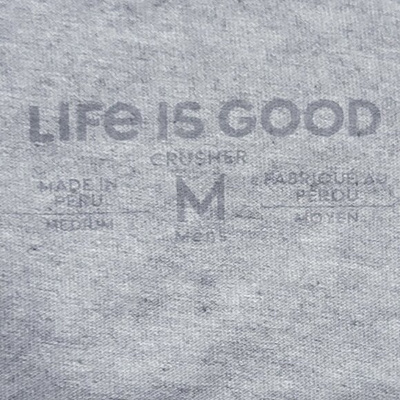Life is Good Grey Short Sleeve Keep It Simple St. Patty's Crusher Tee M - Picture 7 of 11